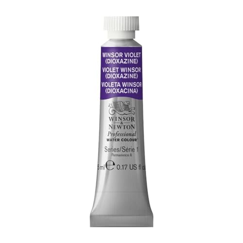 Winsor & Newton Professional - Vernici Ad Acquerello, Vivaci E Resistenti Alla Luce, Pigmenti Per Artisti, Tubo 5 Ml, Colore: Viola Winsor (Diossazina