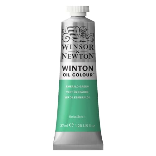 Winsor & Newton Winton Colori Ad Olio, Smeraldo Verde, 37 Ml (Confezione Da 1), 37 Unità