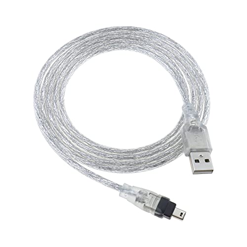 Usb Maschio A Firewire Ieee 1394 4 Pin Maschio Ilink Cavo Adattatore 1,5 M Compatibile Con Sony Dcr-Trv75E Dv Usb Firewire Accessori