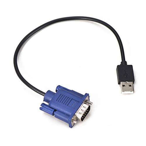 Evanlak Usb-Vga Dummy Plug Headless Ghost Functionally Stable Dummy Plug Conductive Performancevga Headless Rgb Display Emulator Operating System Boot