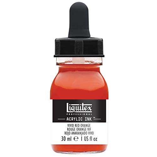 Liquitex Professional Acrylic Ink 30Ml-Colore: Rotorange Luminoso