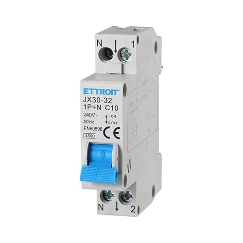 Interruttore Magnetotermico Stotz 1P+N C10 10A 1M 1 Modulo Din
