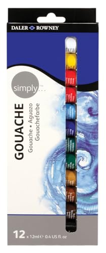 Daler-Rowney Set Di 12, Colori A Tempera, Bianco