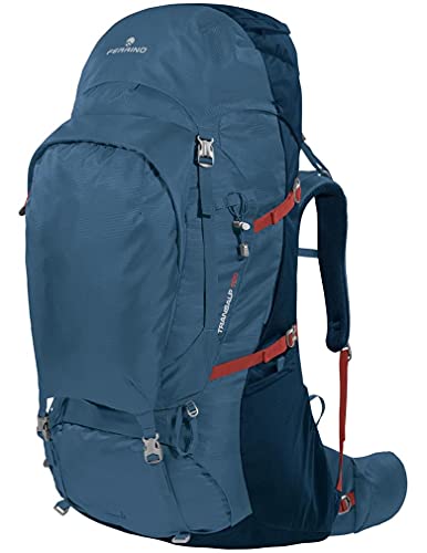 Ferrino Transalp 100 Litri 75006 Mbb Colore Blu Scuro Zaino Ideale Per Trekking Escursionismo Hiking Cammino Di Santiago Scout Capacità 100 Litri Tess