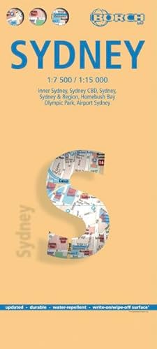 Sydney. Mappa Borch 1:7 5000 / 1:15 000: Sydney, Inner Sydney, Sydney Cbd, Sydney & Region, Homebush Bay, Olympic Park, Airport Sydney