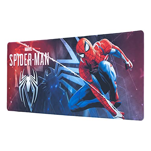 Grupo Erik: Tappetino Mouse Spiderman | Tappetino Mouse Marvel Xxl, Base Antiscivolo, 100% Waterproof E Con Rifiniture Di Qualità, 80 X 35 Cm, Spiderm