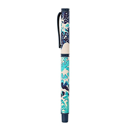 Grupo Erik: Penna The Great Wave Of Kanagawa | Penna Biro Regalo, Elegante Con Inchiostro Nero, Ideale Come Penna Regalo Donna, Penna Regalo Laurea O