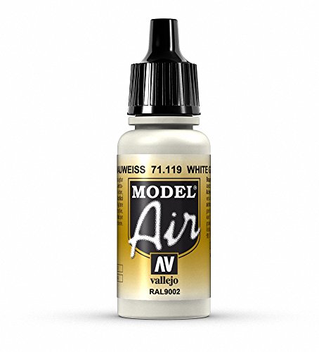 Vallejo Model Air-Colore Acrilico, Bianco (White Grey), 17 Ml