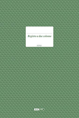 Edipro - E2763 - Registro 2 Colonne 96 Pagine F.To 31X21