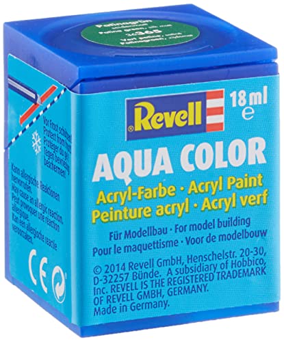 Revell Aqua Colore 36365 Aquacolor Patina Verde, Raso, 18Ml