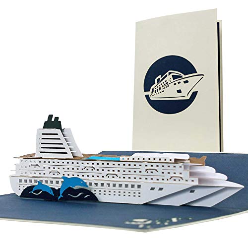 Buono Regalo Viaggio, Biglietto Regalo Viaggio 3D, Biglietti Crociera Pop Up Con Busta, Regalo I Idea Regalo Anniversario, Biglietti Invito Tema Viagg