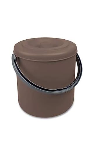 Stefanplast Pattumiera Eureka 20Lt C/Cop Tortora