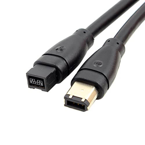 Chenyang Cy Cavo Firewire Da 800 A 400,9 Pin Maschio A 6 Pin Femmina Ieee 1394B 9 - Pin / 6 - Pin Beta Firewire 800 - Firewire 400 9-6 Cable Ieee 1394