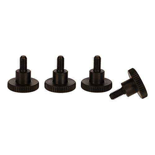 Precisiongeek Viti Zigrinate/Vite A Spalla Din 464 M4 X 8Mm Acciaio Annerito - 4 Pz