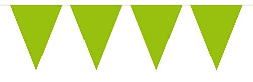Bandierine Verde Lime - 10 Metri