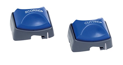 Westcott E-15805 00 Lame Di Ricambio Per Taglierina Carta E-15804 00/ 15804, 1 Pezzo Per Lama Da Taglio E Scanalata, 2 Pezzi