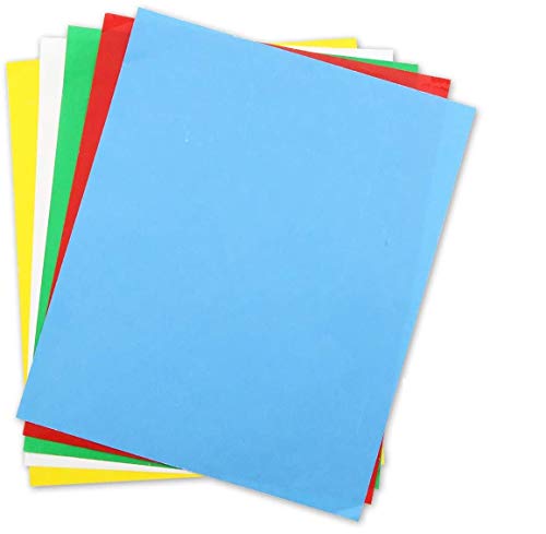 5 Fogli Di Carta Copiativa Multicolore Al Carbonio, Solubile In Acqua, 27,9 X 22,9 Cm, Modello Trasferibile Su Tessuto, Tela, Accessori Per Cucito