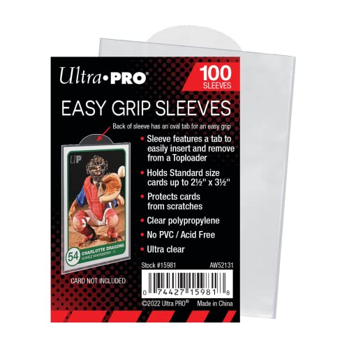Ultra Pro 15981-2-1/5,1 Cm X 3-1/5,1 Cm Easy Grip Sleeves
