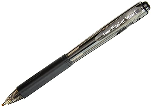 Pentel Bx440 Feel-It! Wow! Sfera A Scatto 1,0 Mm 8 Pz Nero