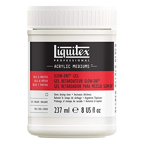 Liquitex - Medium Gel Ritardante Slow-Dri Per Colori Acrilici, Contenitore Da 237 Ml
