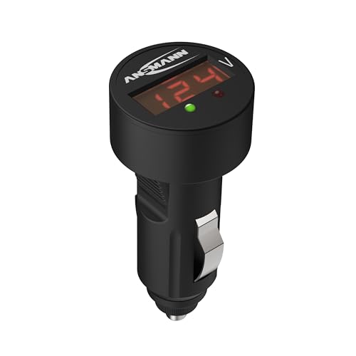 Ansmann Tester Powercheck Per La Batteria Dell'Auto - Per Batterie 12V E 24V - Auto - Tester Per Tensione
