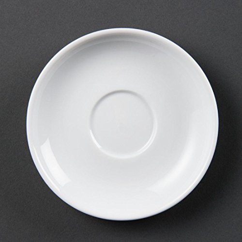 Olympia Cb465 Espresso Piattino, Bianco (Confezione Da 12)