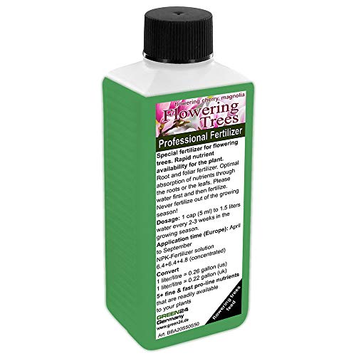 Green24 Fertilizzante Per Alberi Da Fiore Npk Per Ciliegia Fiorita, Magnolia, Liriodendron Tulipifera, Paulownia Tomentosa, Catalpa Bignonioides