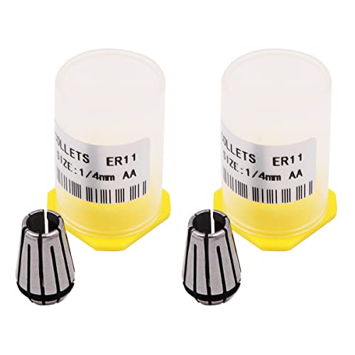 Wangcl 2 Pz 1/4 "Molla Collet Set Er11 Collet Set Per Cnc Macchina Per Incisione Fresatura Tornio Strumenti