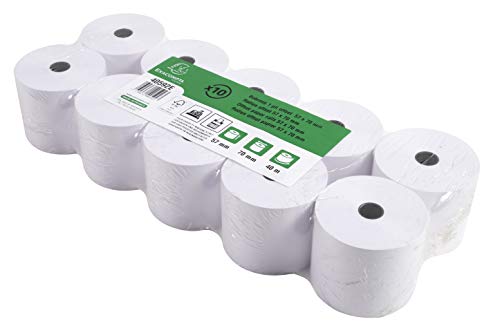 Exacompta - Confezione Di Rotoli 57Mm X 70Mm X 44M Bianco