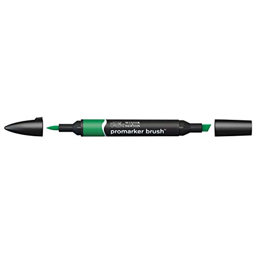 Winsor & Newton 0204228 - Penarello A Doppia Punta, Verde (Lush Green), Singolo, 1 Pezzo