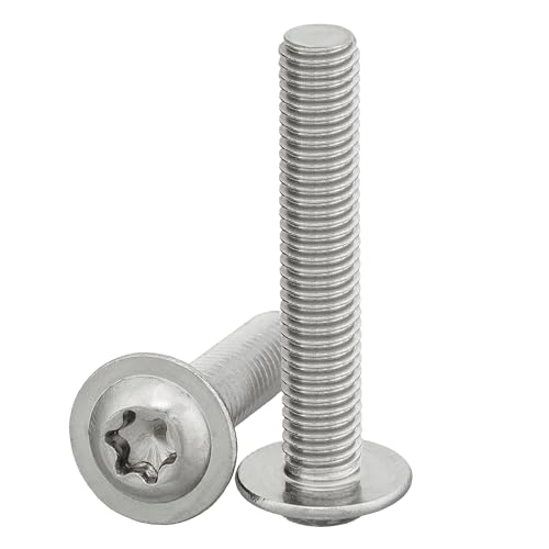 Vite A Testa Bombata Con Flangia E Esagonale Interno/Torx (Isr, Tx) Secondo La Norma: Iso 7380-2, Acciaio Inox A2 V2A