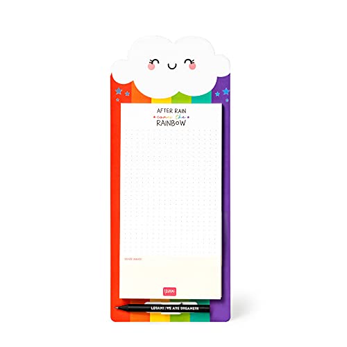 Legami Don'T Forget - Blocco Note Magnetico, 11X28 Cm, Rainbow