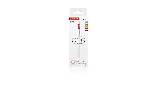 Uni-Ball Un Rullo, Retrattile, Gel, 0,7 Mm, 5 Colori, Neon