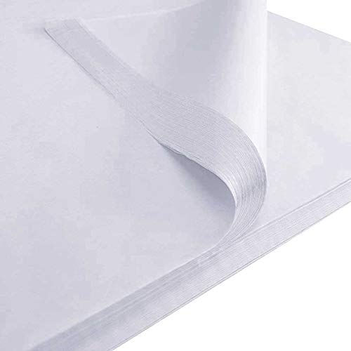 Imballaggi2000 - Fogli Di Carta Velina Bianca 20 Gr/Mq - Carta Per Imballaggio E Cartamodelli Da Sarta- 100X150 Cm - 220 Fogli