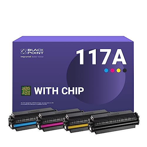 Set Di 4 Cartucce Toner Per Hp 117A W2070A W2071A W2072A W2073A 43% Aumento Della Produttività Per Hp Color Laser 150Nw Hp Color Laser Mfp 179Fwg Mfp