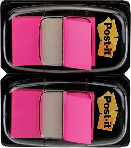 Post-It 680-Bp2Eu Index Flags Segnapagina, 2 Pezzi, Rosa