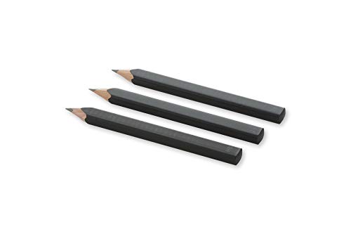 Moleskine Set Di 3 Matite In Legno Di Cedro, Nero