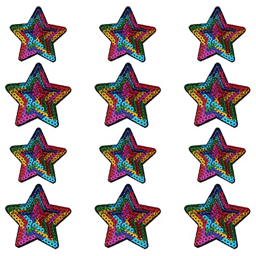Liitata Patch Ricamate Con Stelle E Paillettes, Da Cucire Su Toppe Termoadesive Per Vestiti, Giacche, Vestiti, Jeans, Cappelli, Scarpe, Zaini E Access