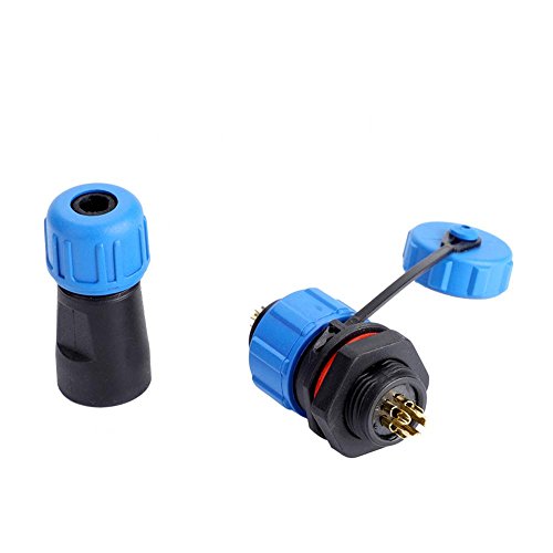 Spina Di Aviazione, Ip68 Sp13 2 Pin / 3 Pin / 4 Pin / 5 Pin / 6 Pin / 7 Pin / 9 Pin Connettore Presa Spina Aviazione Impermeabile (5Pin)