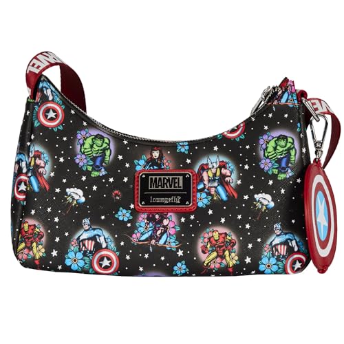Loungefly Bolso Funko Marvel Avengers Tattoo Shoulder Bag, Mvtb0138