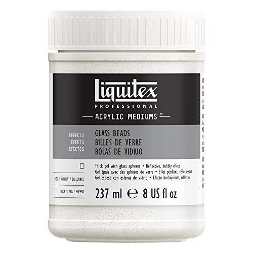 Liquitex Glass Beads Acrylic Texture Gel-8Oz, Perle Di Vetro 237Ml, 6 X 6 X 14 Cm; 350 Grammi