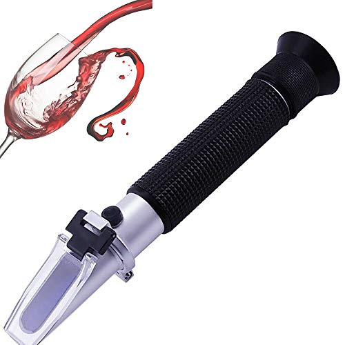 Rifrattometro Per Vino, Per Brix/Alcool (Brix 0-40%, Alcol 0-25%)