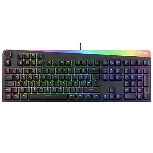 Itek Tastiera Gaming X31 - Meccanica, Switch Blu Outemu, Rgb, Macro, Software, Special Design