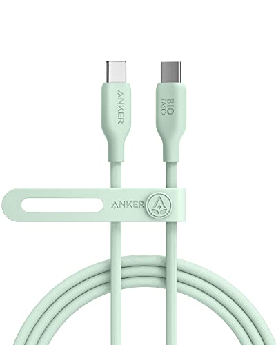 Anker 543 Cavo Da Usb C A Usb C (240 W 180Cm), Cavo Ricarica Usb 2.0 Ecologico A Base Biologica Per Macbook Pro 2020, Ipad Pro 2020, Ipad Air 4, Samsu