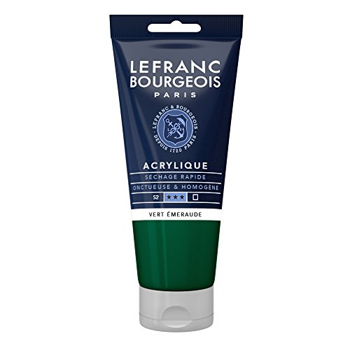Lefranc Bourgeois Fine Acrylic Colore Acrilico, Verde (Viridian), 80 Ml