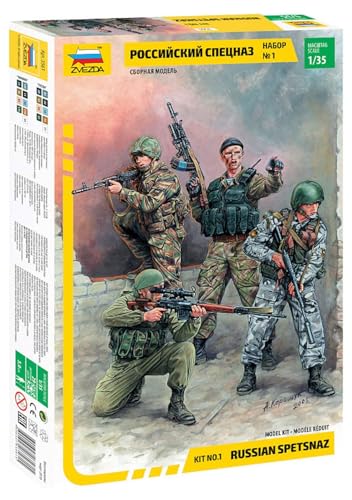 Zvezda Esempio - Forze Speciali Russe - Scala 1:35 Plastic Kit 1:35 Model 3561