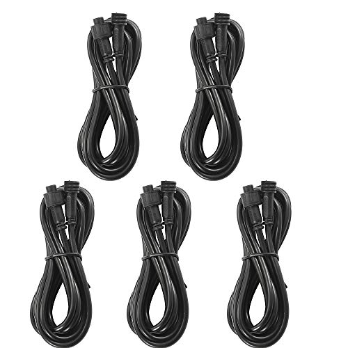Subosi 5 Pz 2M 4Pin Cavo Di Estensione Per Rgb Led Luci, Ip67 Impermeabile
