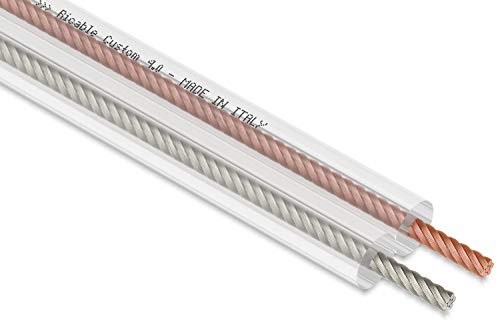 Ricable Custom 4.0 - Al Metro 2 X 4 Mmq Cavo Audio Ofc Di Potenza X Casse