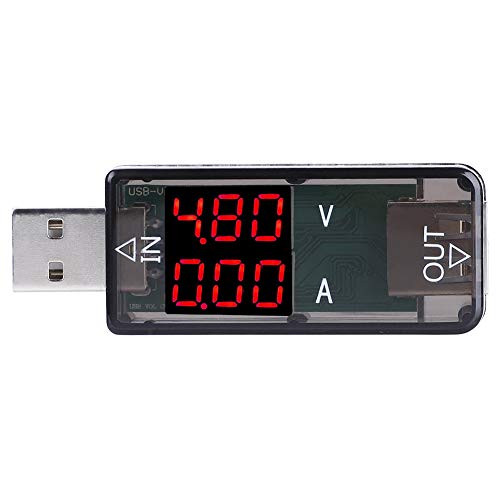 Usb Tester, Usb Colore Lcd Voltmetro Amperometro Current Meter Multimetro Caricabatterie Usb Tester Adatto Per Telefono, Power Bank, Pad E Altri Prodo
