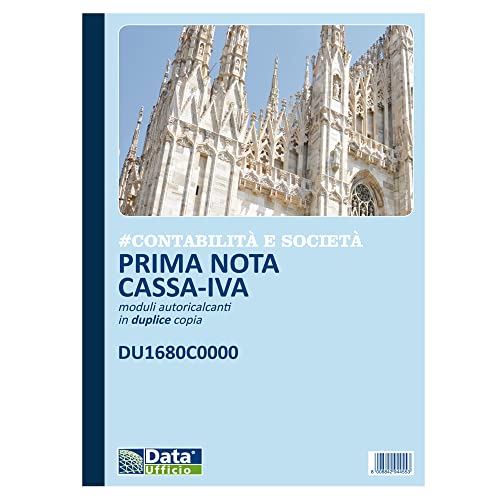 Registro Prima Nota Cassa-Iva Contabilita' E Societa' - Du1680C - Duplice Copia